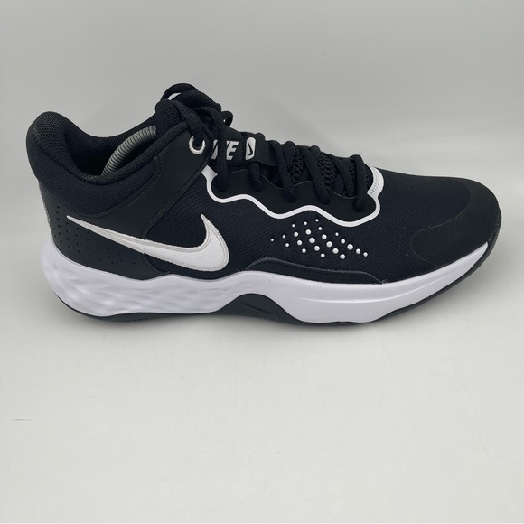 NEW! Nike Men’s Fly.By Mid 3 Black White Athletic Basketball Shoes - Size 10.5 - Picture 1 of 11